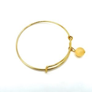 YELLOW JADE BANGLE